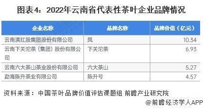 k1体育平台2023年云南省茶叶行业发展现状及市场规模分析 云南省茶叶产值将近k1体育app1400亿元(图4)